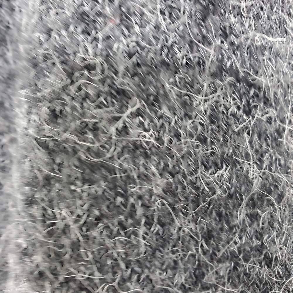 By Design Gray Fuzzy Sweater. Size Small - Picture 3 of 11